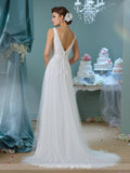 Designer lace chiffon satin tulle A-line ball gown wedding dress