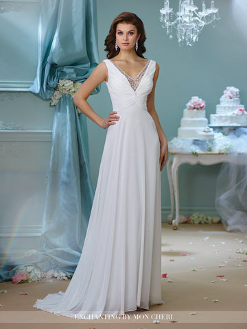 Designer lace chiffon satin tulle A-line ball gown wedding dress