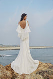Chic Nostalgia lace chiffon satin tulle wedding dress