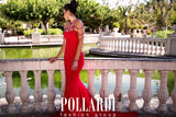 Prom & Evening Lace Satin Dress