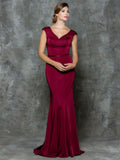 Mother Of The Bride Lace satin chiffon Long Dress.