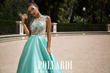 Prom & Evening Lace Satin Dress