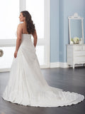 Lace Plus size wedding Dress lace mermaid trumpet ball gown