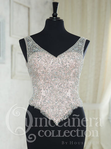 2017 Beautiful quinceanera, sweet 16, engagement Top ball gown dress by designer House of Wu