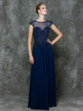 Mother Of The Bride Lace satin chiffon Long Dress.