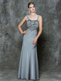 Mother Of The Bride Lace satin chiffon Long Dress.