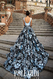 Prom & Evening Lace Satin Dress