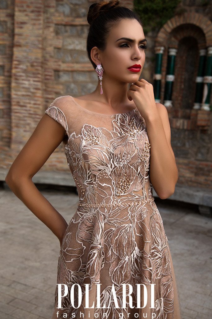 Prom & Evening Lace Satin Dress