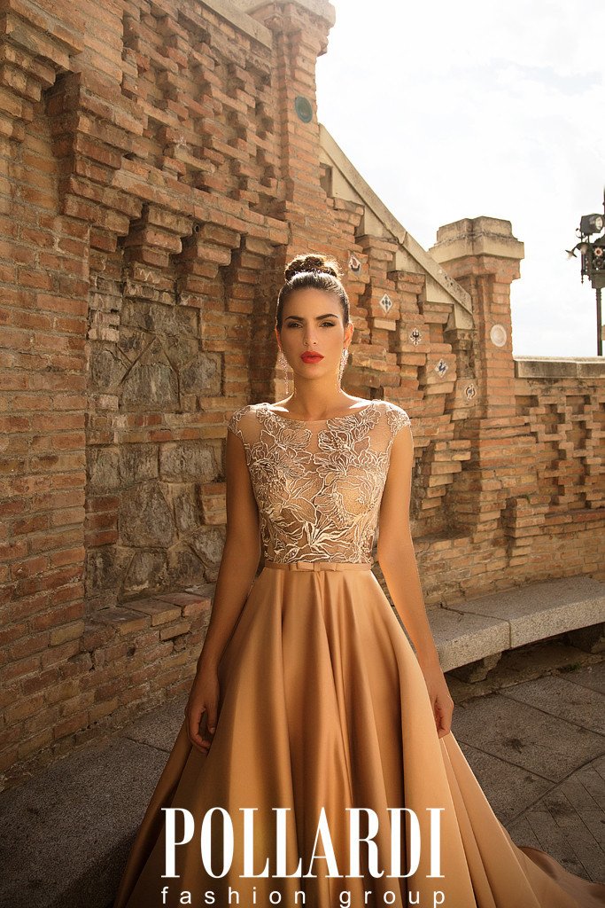 Prom & Evening Lace Satin Dress