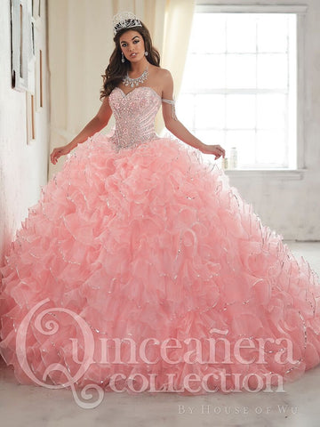 2017 Beautiful quinceanera, sweet 16, engagement ball gown dress by designer House of Wu