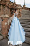 Prom & Evening Lace Satin Dress