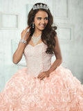 2017 Beautiful quinceanera, sweet 16, engagement two pieces ball gown dress by designer House of Wu