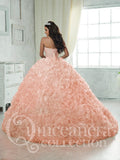2017 Beautiful quinceanera, sweet 16, engagement two pieces ball gown dress by designer House of Wu