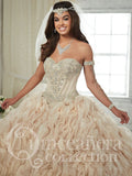 2017 Beautiful quinceanera, sweet 16, engagement ball gown dress by designer House of Wu
