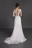 Designer Chic Nostalgia lace chiffon satin tulle A-line ball gown wedding dress