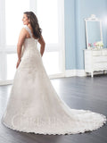 LACE Plus size wedding Dress lace A-Line ball gown
