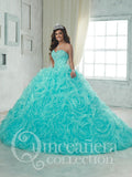 2017 Beautiful quinceanera, sweet 16, engagement two pieces ball gown dress by designer House of Wu