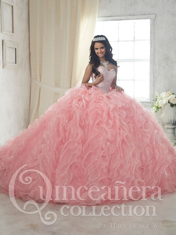 2017 Beautiful quinceanera, sweet 16, engagement ball gown dress by designer House of Wu