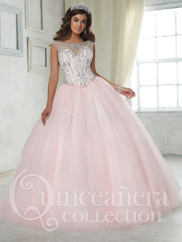2017 Beautiful quinceanera, sweet 16, engagement two pieces ball gown dress by designer House of Wu