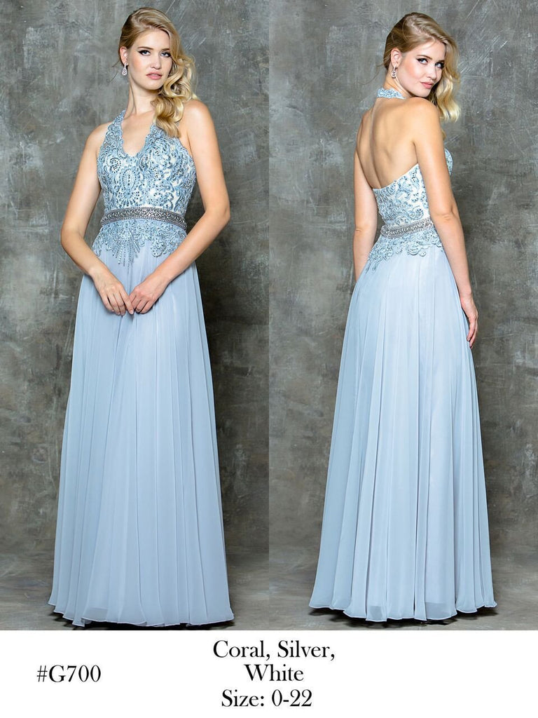 Designer prom dress lace, chiffon, satin, beading long.