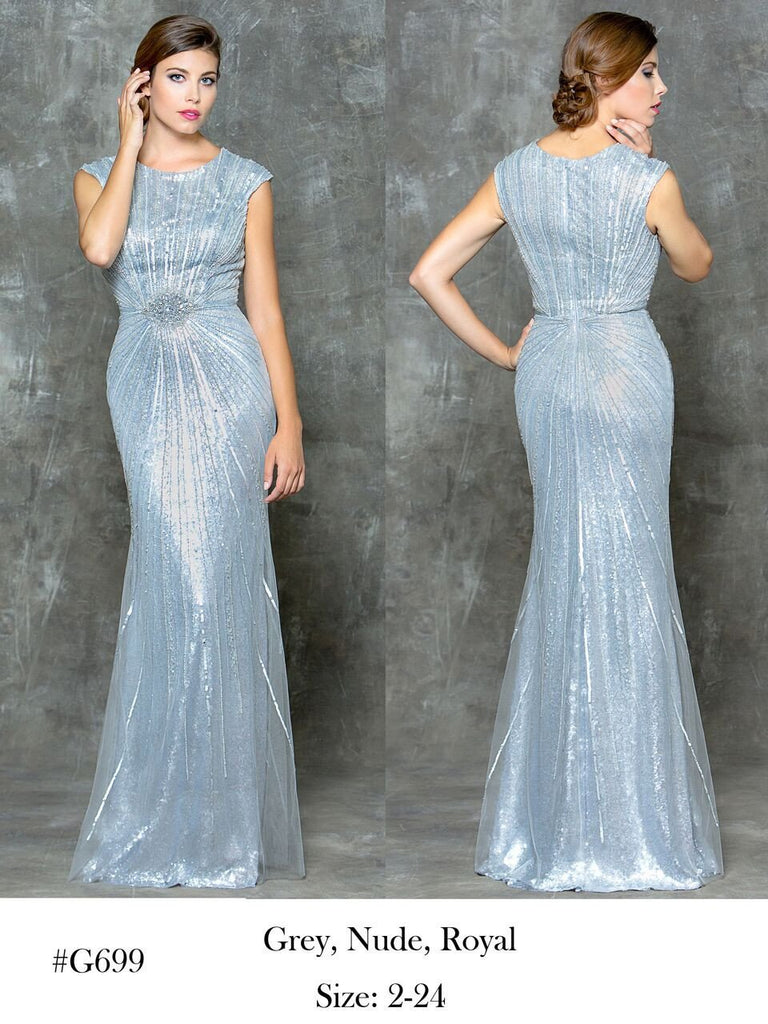 Designer prom dress lace, chiffon, satin, beading long.