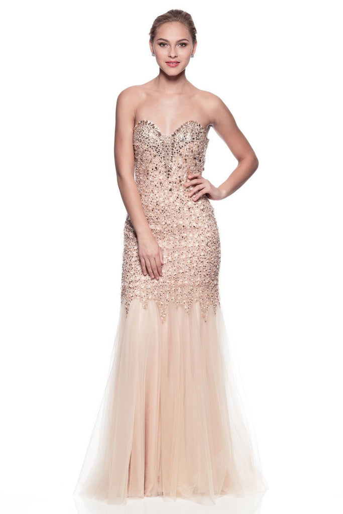 Prom & Evenning Lace Jersey Beaded Dresses