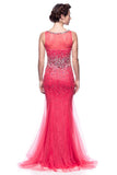 Prom & Evenning Lace Jersey Beaded Dresses