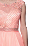 Prom & Evening Lace Beaded Dress
