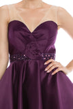 Lace short prom homecoming cocktail dress