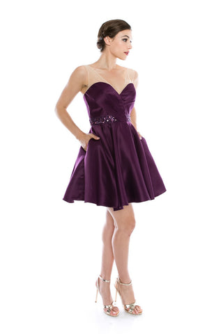 Lace short prom homecoming cocktail dress