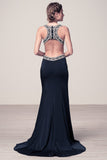 Prom & Evenning Lace Jersey Beaded Dresses