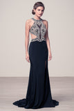 Prom & Evenning Lace Jersey Beaded Dresses