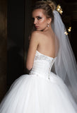 Lace tulle  princess ball gown lace A-Line wedding dress