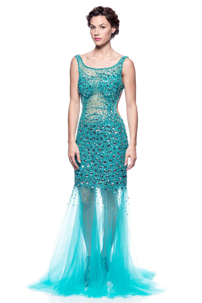Prom & Evenning Lace Jersey Beaded Dresses