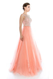Prom & Evening Lace Beaded Dress