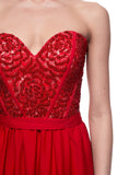 Prom & Evening Lace Beaded Dress