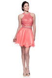 Lace short prom homecoming cocktail dress