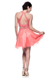 Lace short prom homecoming cocktail dress