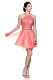 Lace short prom homecoming cocktail dress
