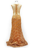Prom & Evenning Lace Jersey Beaded Dresses