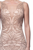 Prom & Evening Lace Jersey Beaded Dress