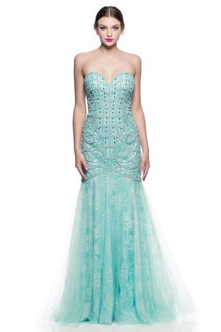 Prom & Evening Lace Beaded Dresses