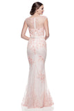 Prom & Evenning Lace Jersey Beaded Dresses