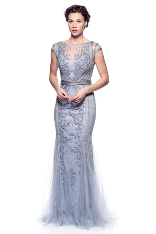 Prom & Evenning Lace Jersey Beaded Dresses