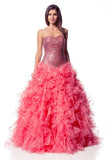 Quinceanera, sweet 16, engagement ball gown dress 
