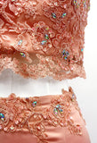 Prom & Evening Lace Jersey Beaded Dress