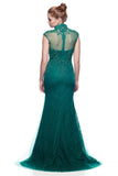 Mother Of The Bride Lace satin chiffon Long Gown Dress.