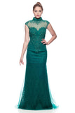Mother Of The Bride Lace satin chiffon Long Gown Dress.
