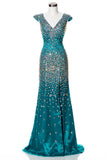 Prom & Evening Lace Beaded Dress