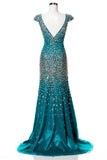Prom & Evening Lace Beaded Dress